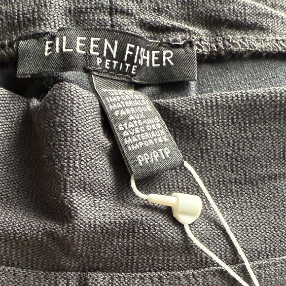 Eileen Fisher Washable Crepe Slim Ankle Pant  Graphite PP/PTP 0/2 NWT - Picture 5 of 12